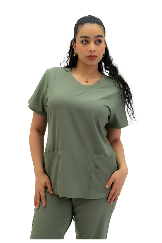 Skechers- Three Pockets Scrub Top
